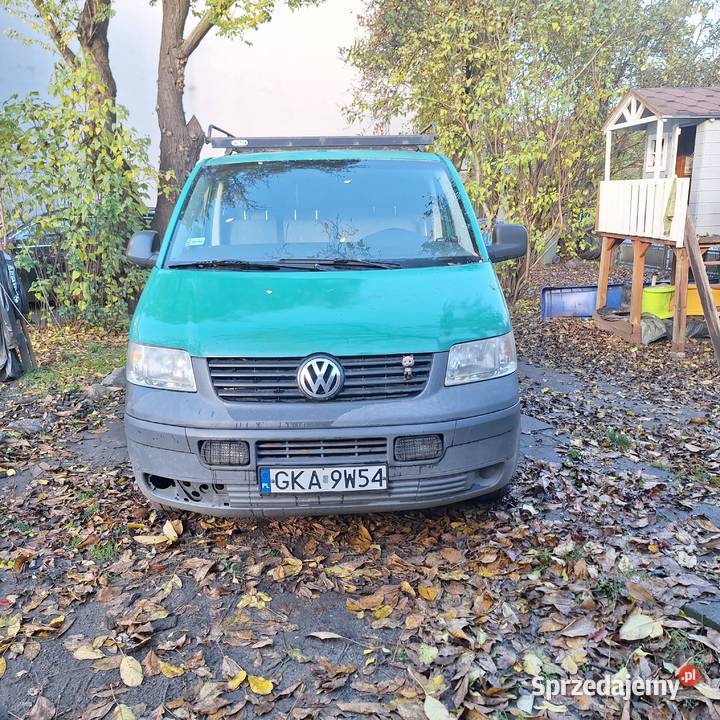 Vw volkswagen transporter t5 2005 19 tdi nieuszkodzony Łódź