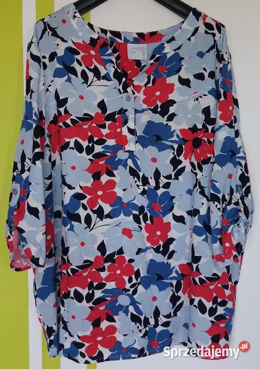 XL5052 Letnia bluzka tunika Janina Bluzki i koszule Gliwice