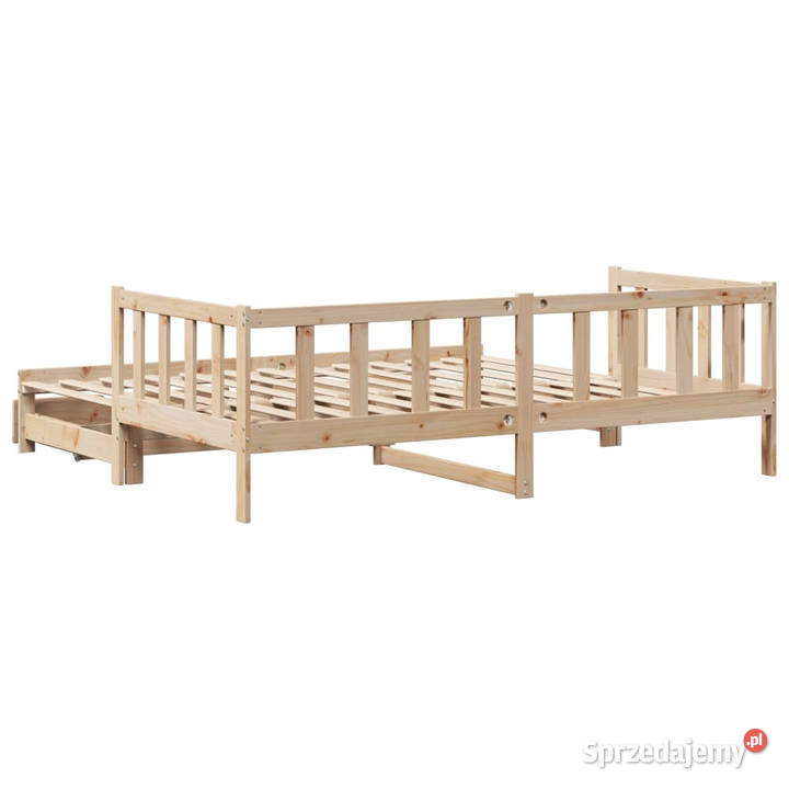 Sofa rozsuwana z szufladami bez materaca 90x190 mazowieckie