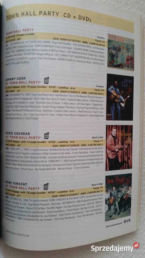 Katalogi Bear Family Records Muzyka Puławy sprzedam