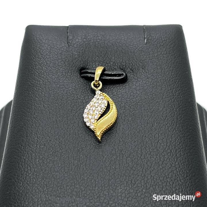 Nowa Złota Zawieszka Próby 333 053g Cyrkonie warmińsko-mazurskie Elbląg sprzedam