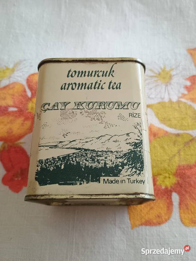 Puszka tureckiej herbacie Cay Kurumu importowana Łódź