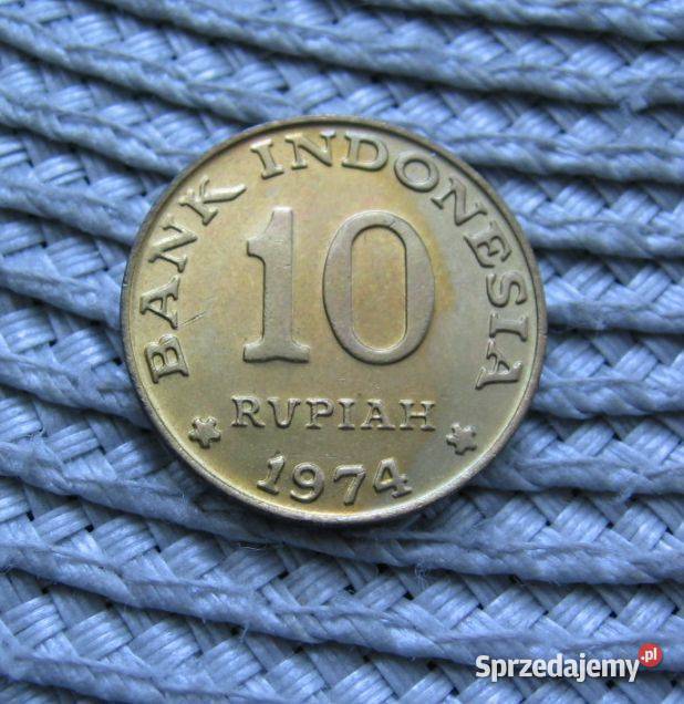 Indonezja 10 Rupii 1974r wielkopolskie Kalisz