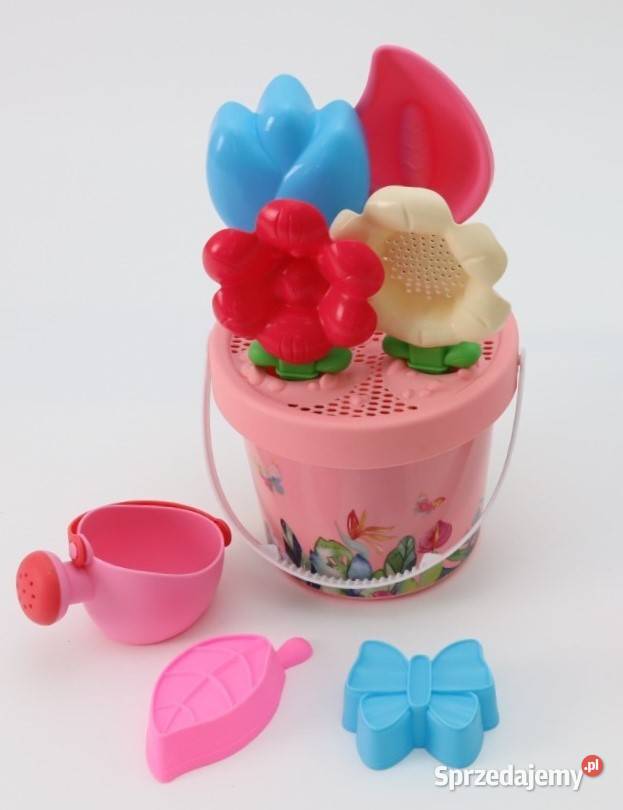 zabawki do piaskownicy Kwiatki różowy Kraków sprzedam