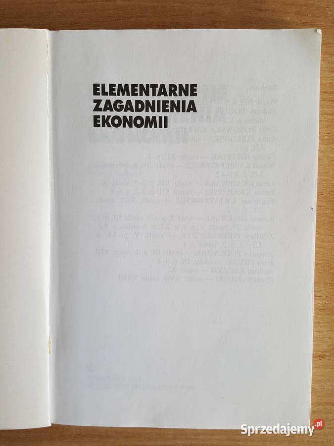 PODRĘCZNIK Elementarne zagadnienia ekonomii Złotniki