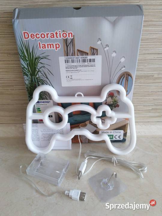 NAJTANIEJ Neon Świetlny Led Pad Gracza Dekoracja śląskie Zabrze