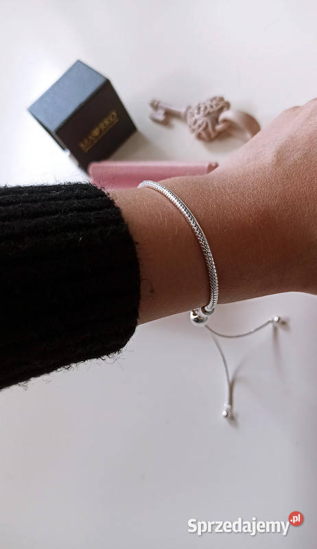 Bransoletka SREBRNA modułowa regulowana na Warszawa