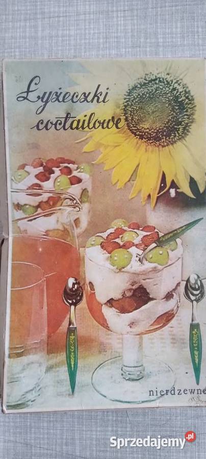 Łyżeczki coctailowe nierdzewne PRL Koło