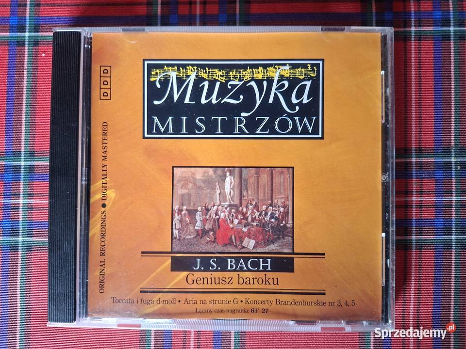 Muzyka Mistrzów JSBach Geniusz Baroku CD 1 płyta Płyty i kasety Kraków sprzedam
