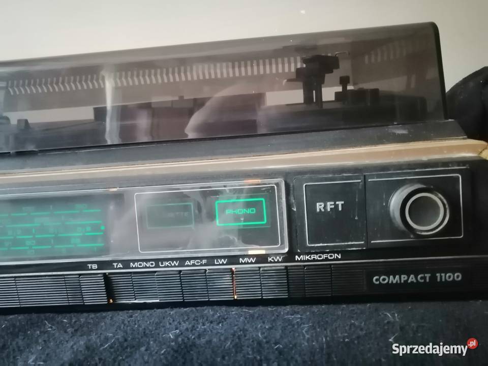 amplituner Stary DDR Gramofon magnetofon RFT COMPACT SC 1100