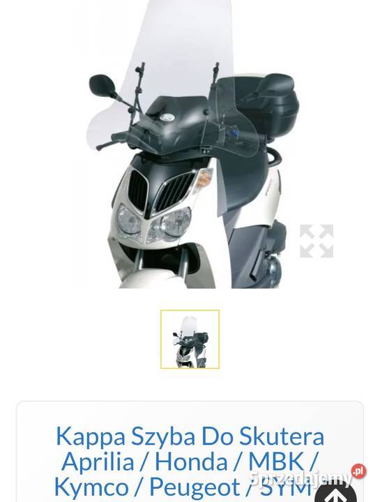 szyba do APRILIA SPORTCITY MBKSYM YAMAHA Szyby i owiewki Piła