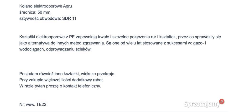 KSZTAŁTKA ELEKTROPOROWA Branice