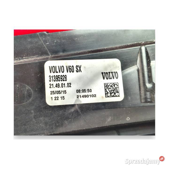 LAMPA LEWA Volvo V60 I 20132018 tylna tylnia Chełm
