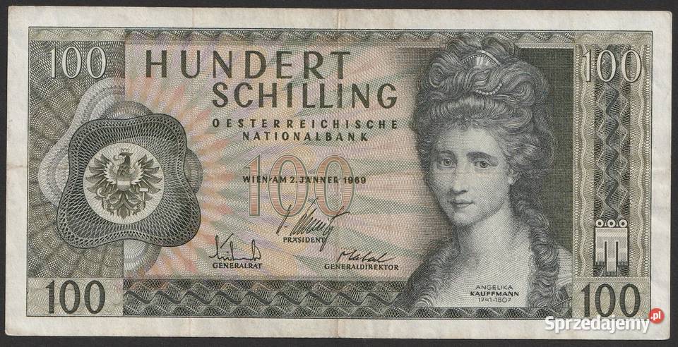 Austria 100 schilling 1969 B975 Łódź