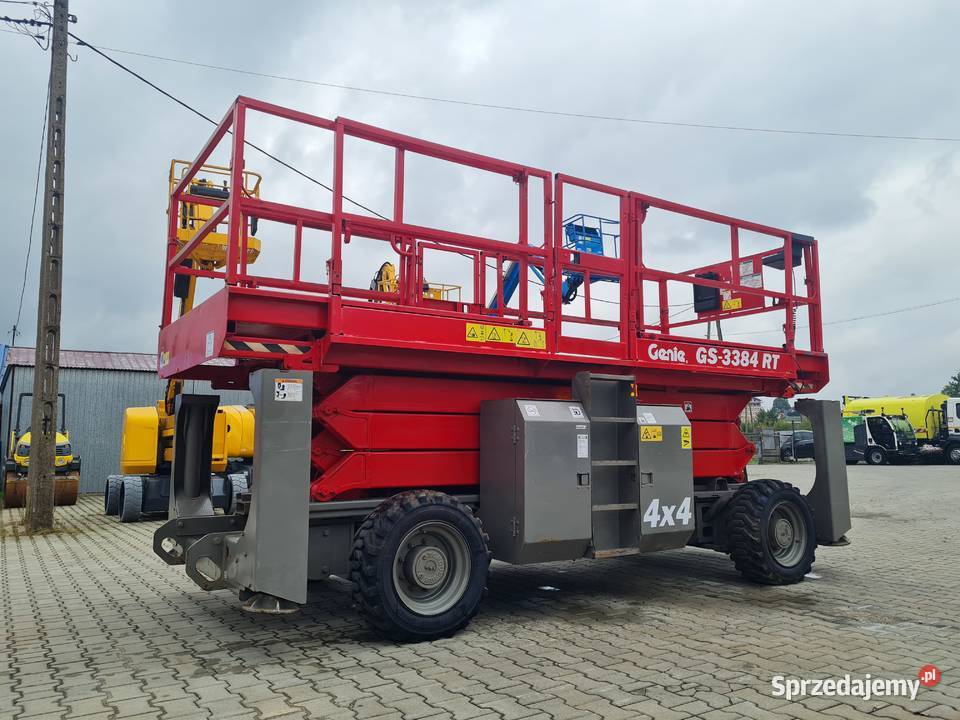 Podnośnik nożycowy spalinowy Genie GS3384RT wys Dąbrowa Tarnowska sprzedam