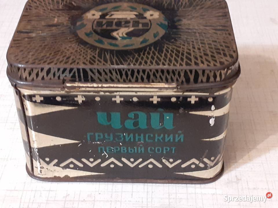 Puszka herbacie ZSRR PRL Chorzów