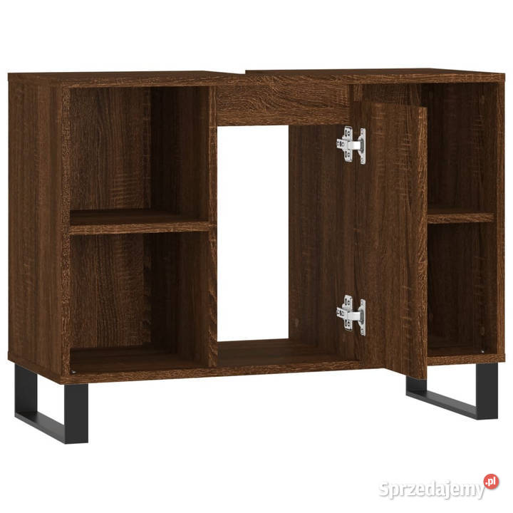 Szafka łazienkowa brązowy dąb 80x33x60 WM831643 mazowieckie Warszawa sprzedam