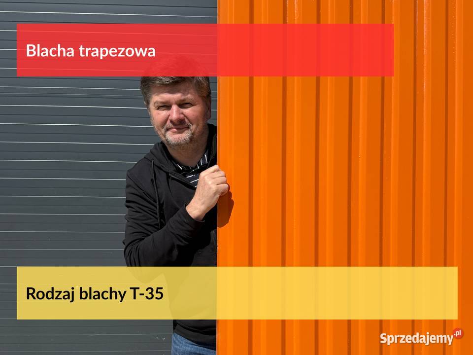 Blacha Trapezowa T35 2 gat w kolorze 9006 Okazja wielkopolskie Puszczykowo