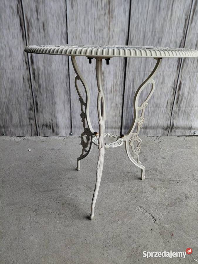 stolik metalowy żeliwny 391 Byczyna sprzedam