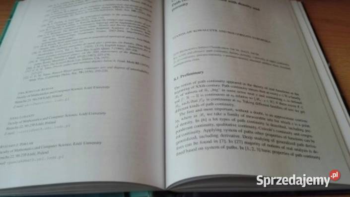 Modern real analysis Hejduk Kowalczyk Pawlak matematyka, statystyka Książki naukowe i popularnonaukowe Gdańsk