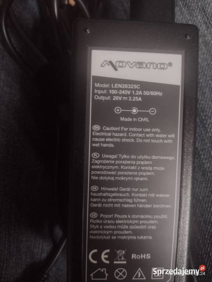 Zasilacz Ładowarka MOVANO Ełk