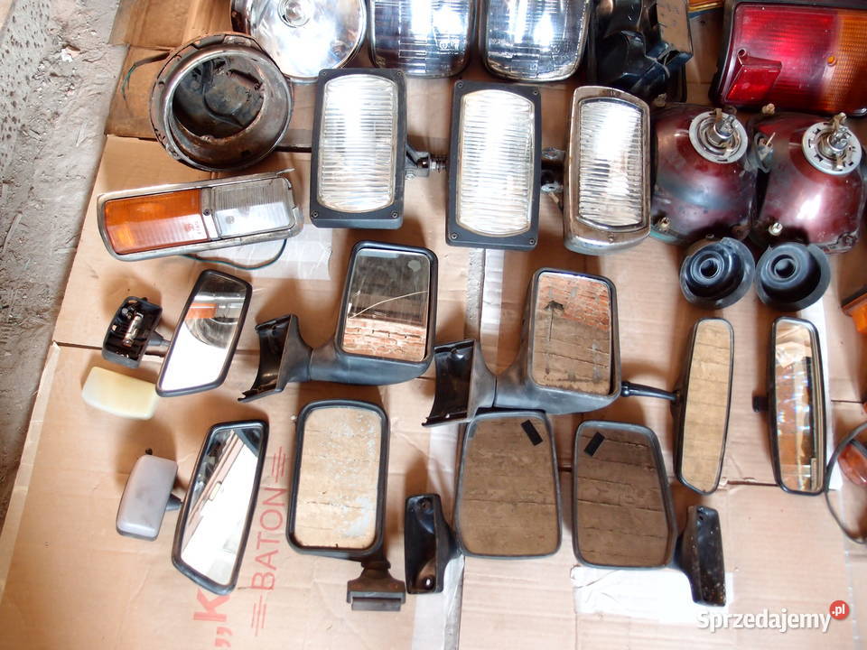Lampy przednie Tylne Lustra Fiat 126p i 125p Lampy przednie Łódź sprzedam