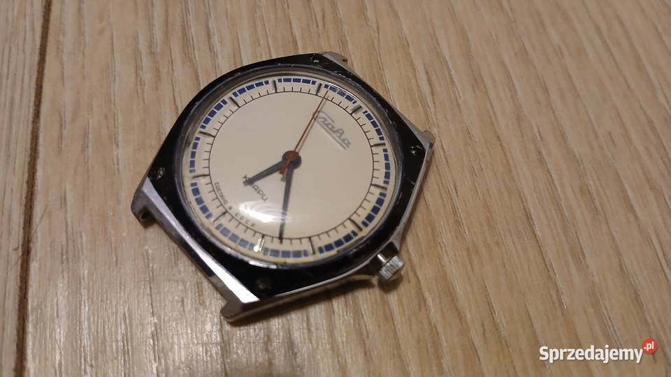 ZEGAREK SLAVA MADE IN USSR VINTAGE SPRAWNY Męskie śląskie Bielsko-Biała