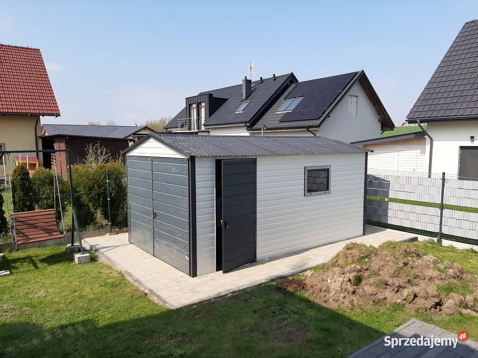Wiatka ogrodowa GARAŻ BLASZANY Domek Ogrodowy Tuchola