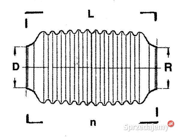Kołpak ochronny Walterscheid R14 D160 mm L315 mm Kamionna