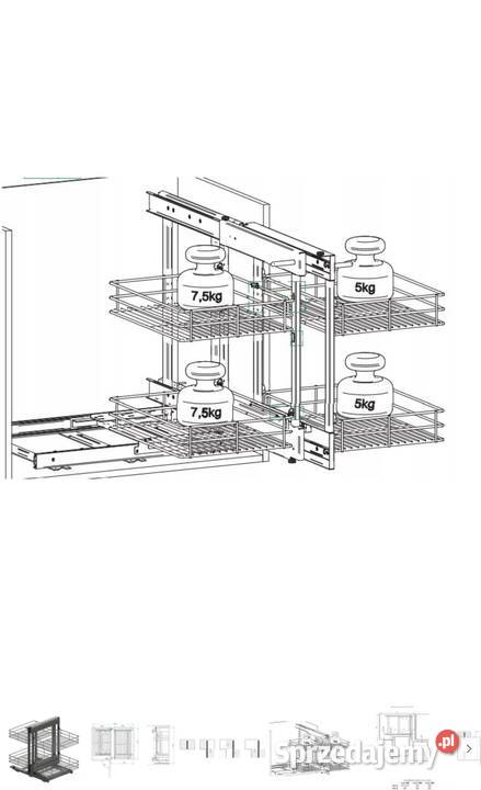 Kosz narożny magic corner Rejs Maxima Classic 664cm Kraków sprzedam