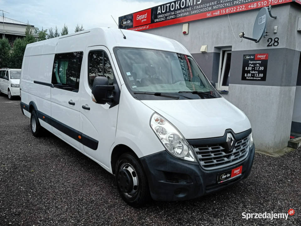 Renault Master Master L4 H2 Brygadówka 7miejsc nieuszkodzony Janów Lubelski