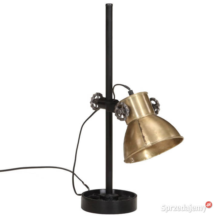 Lampa stołowa 25 W antyczny mosiądz 15x15x55 E27 Warszawa