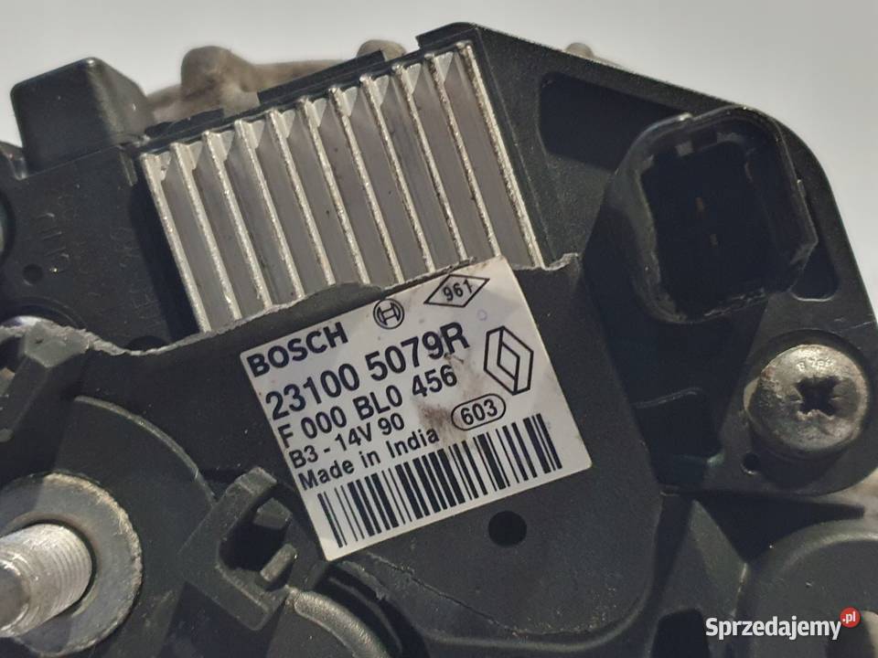 ALTERNATOR Dacia Sandero 09 TCe 231005079R lubelskie Chełm sprzedam