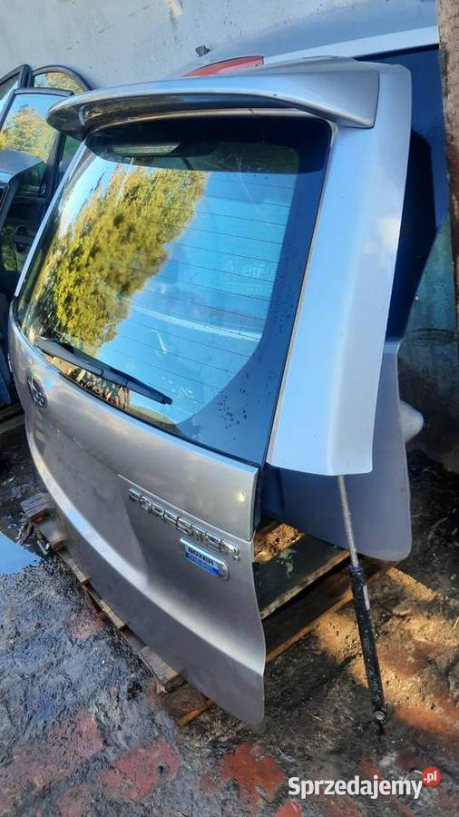 Subaru Forester III SH kompletna klapa bagażnika Motoryzacja Dębno