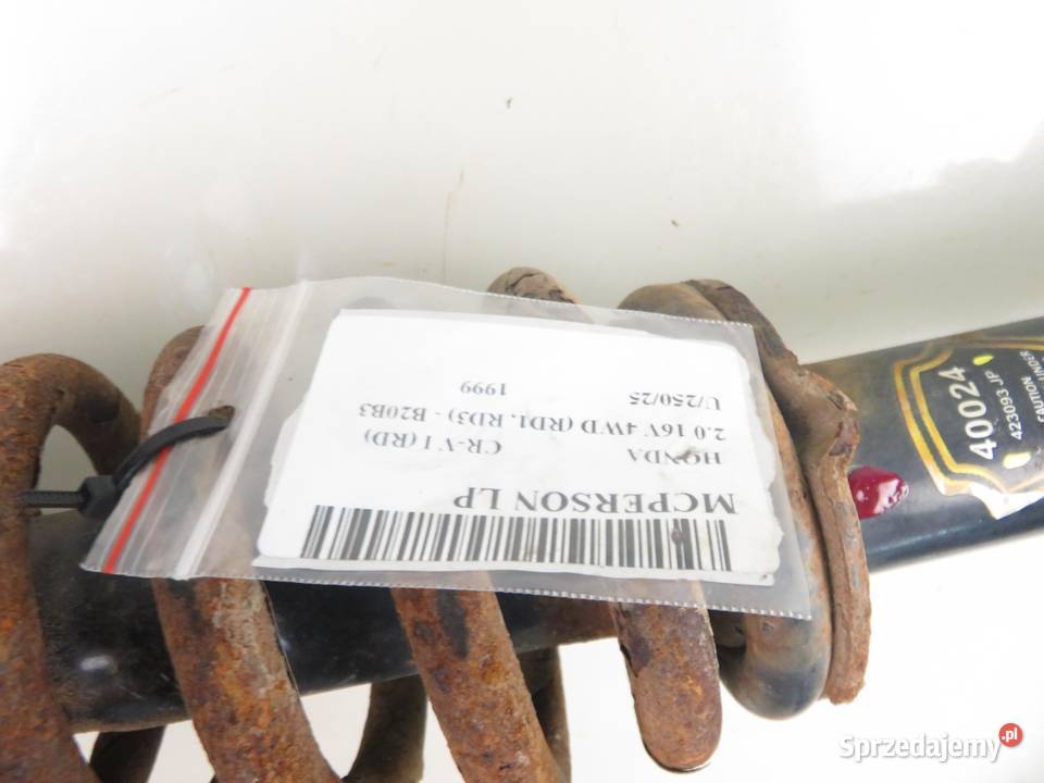 AMORTYZATOR LEWY PRZEDNI HONDA CRV I 20 16V małopolskie