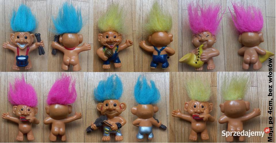 TROLLE retro 10 figurek russ berrie bee92 ace Warszawa