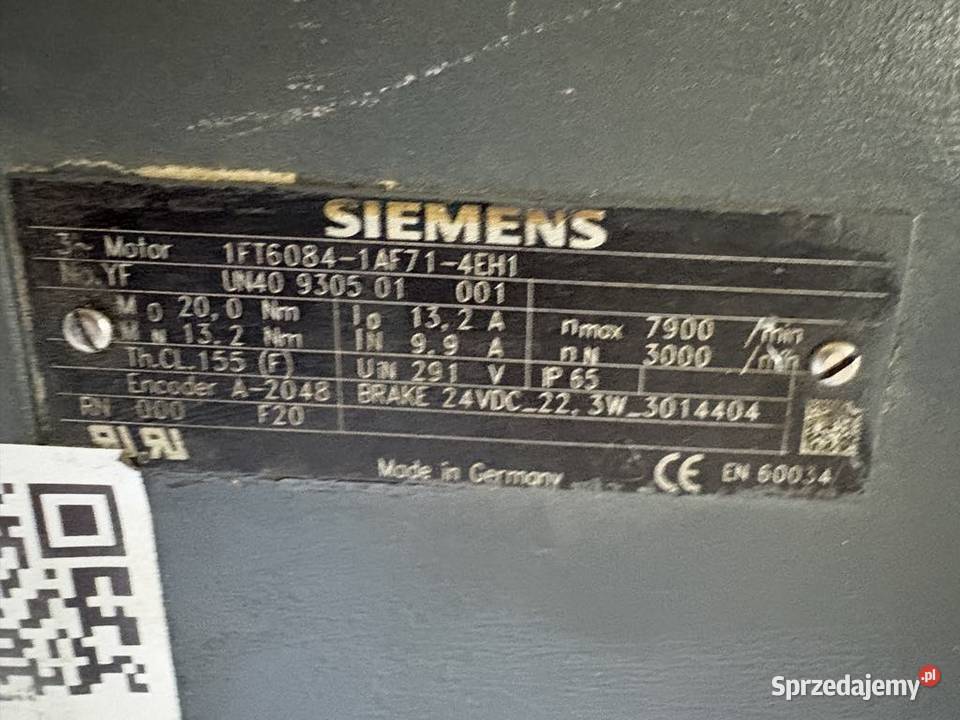 Siemens 1FT60841AF714EH1 Refurbrished Warszawa