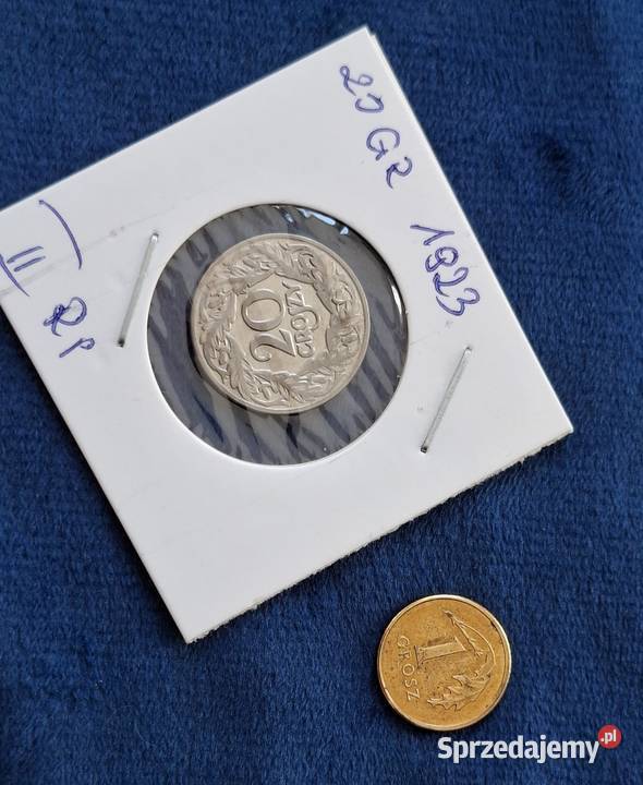 20 groszy 1923 II RP piękny stan sprzedam