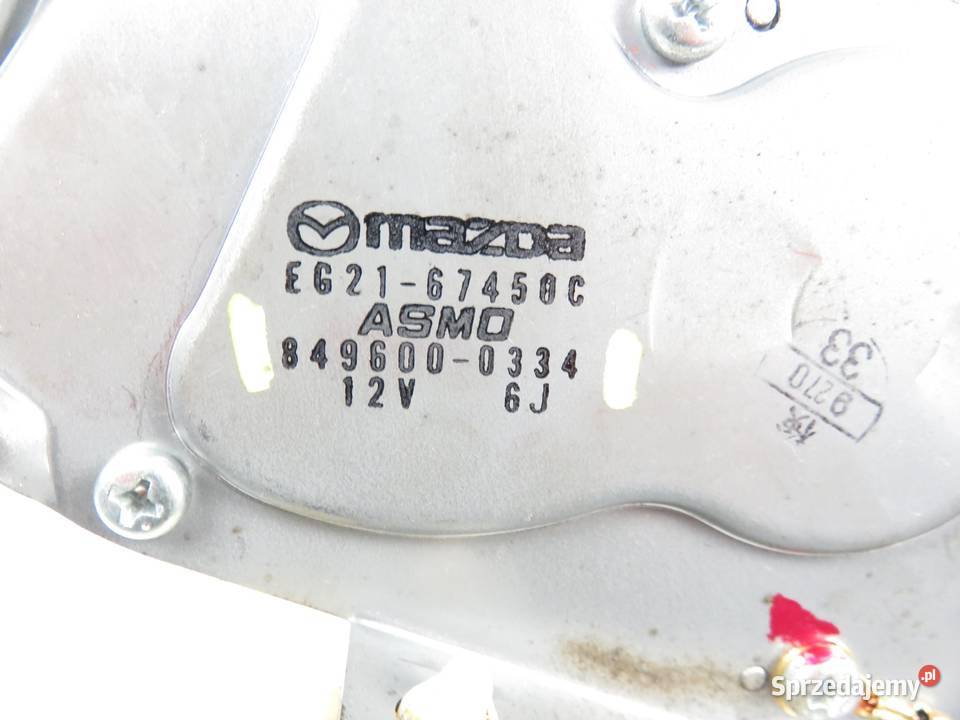 SILNICZEK WYCIERACZKI TYŁ MAZDA CX7 8496000334 osobowe małopolskie