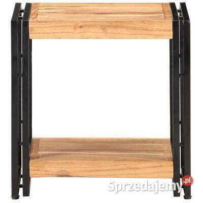 vidaXL Stolik boczny 40 x 30 x 40 lite drewno