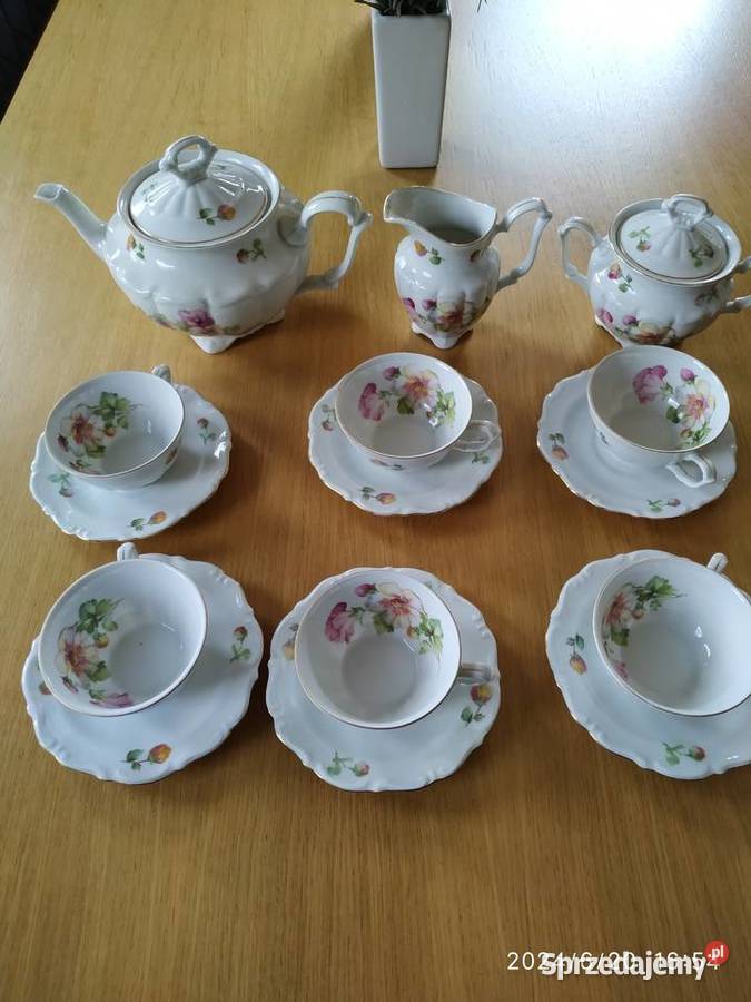 Komplet do kawy porcelana nowy Porcelana i szkło podlaskie sprzedam