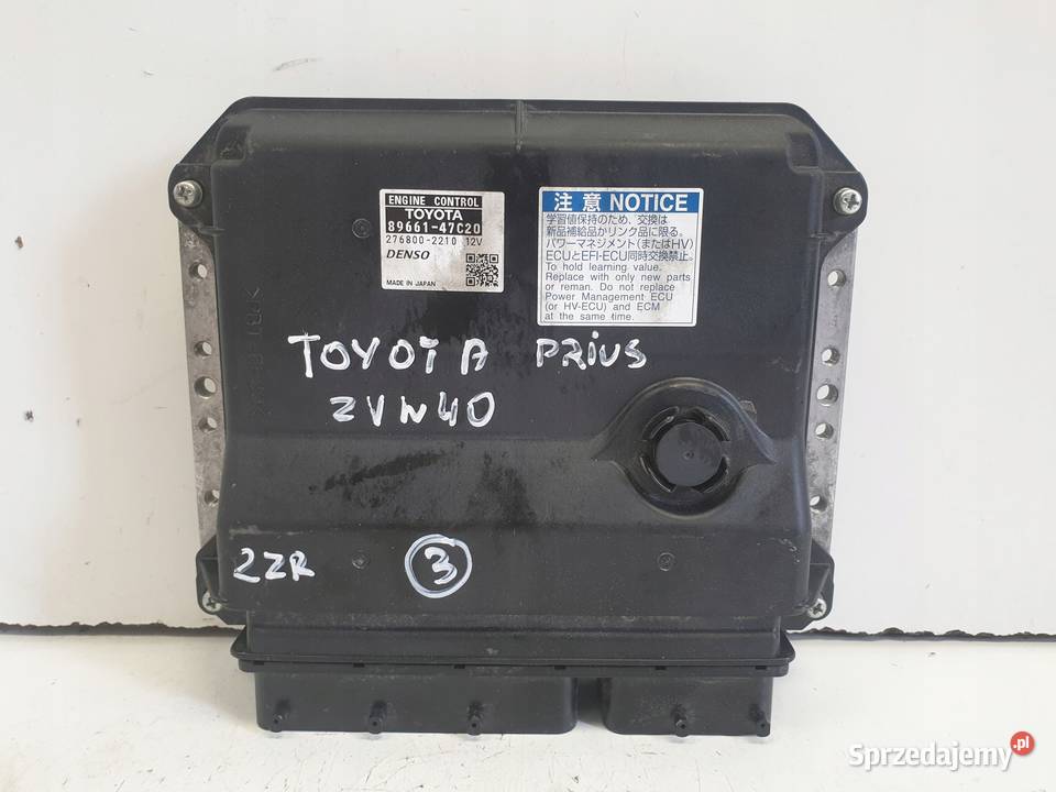 Toyota Prius III STEROWNIK SILNIKA komputer Motoryzacja lubelskie
