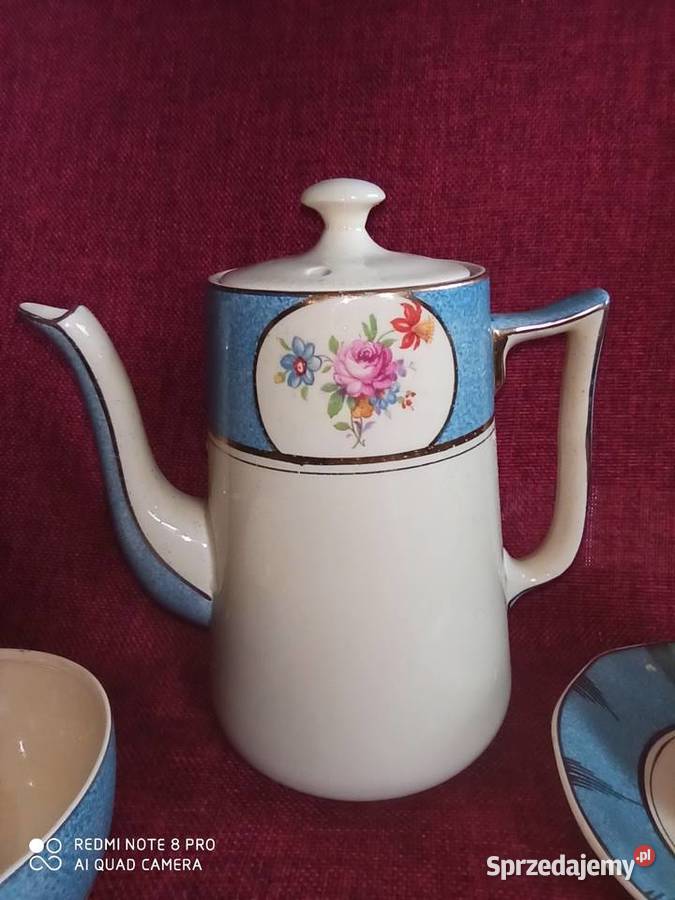 Dzbanuszek 4 filiżank i miseczka BARKER BROS LTD pomorskie