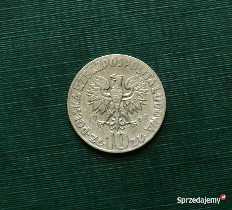 Polska 10 złotych 1968r Mikołaj Kopernik Gliwice