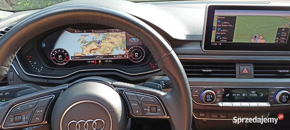 Audi A5 F5 20 TFSI Sportback 252 Stronic Quattro Rok produkcji 2018 Głogów