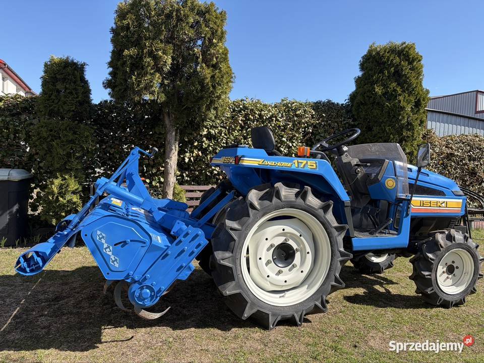 Iseki TU175 4x4 z glebogryzarką