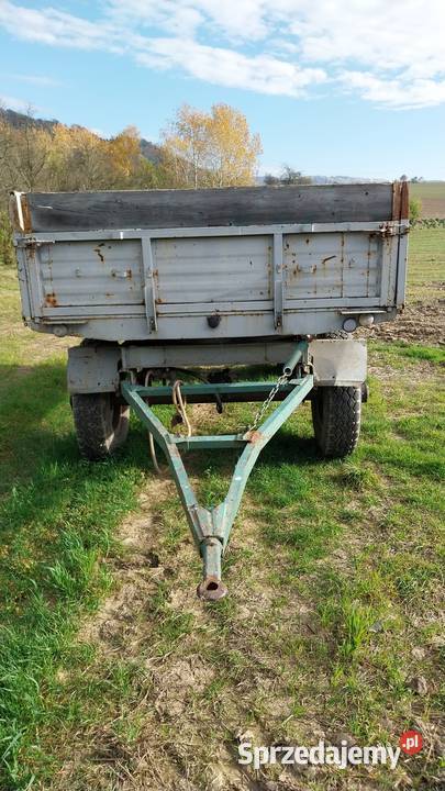 Przyczepa rolnicza Sanok D50 6t nie d47 d55 d732 Przyczepy rolnicze Bystrzyca Kłodzka sprzedam