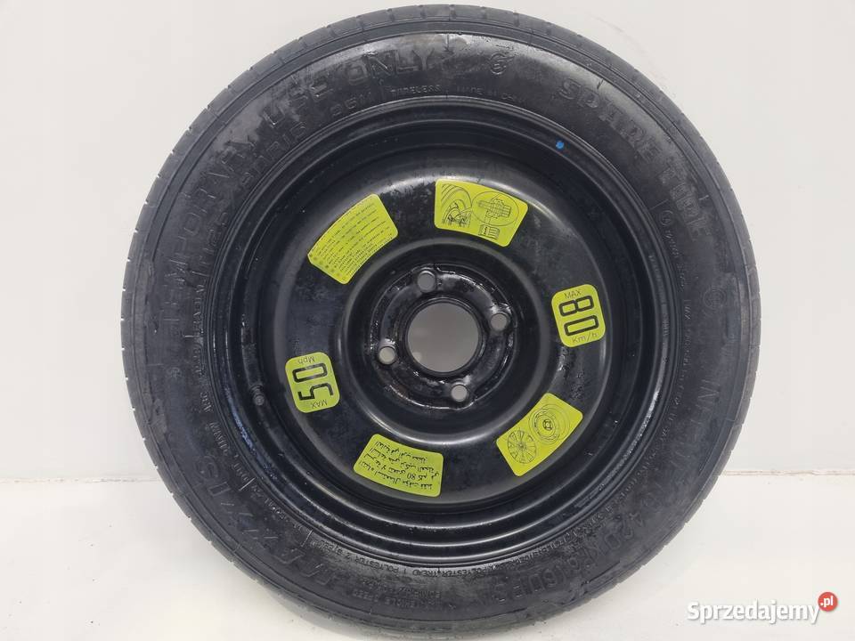 KOŁO DOJAZDOWE Peugeot 207 dojazdówka 12580 R15