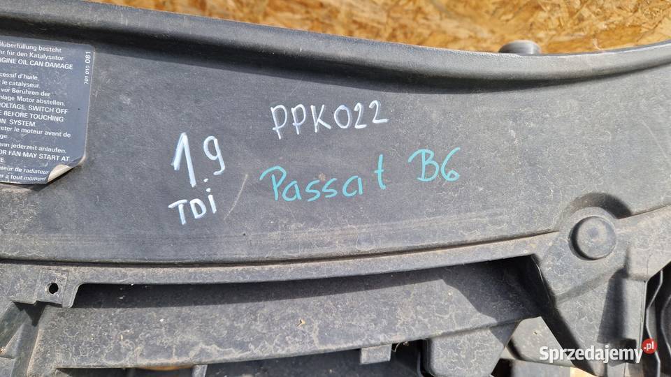 VW PASSAT B6 19TDI PAS PRZEDNI KOMPLET Słowikowo