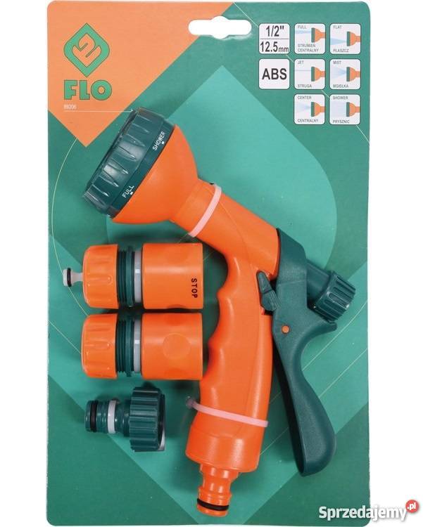 Pistolet zraszający ze złączkami 89206 Flo